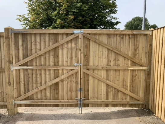Matching Feather Edge Gates